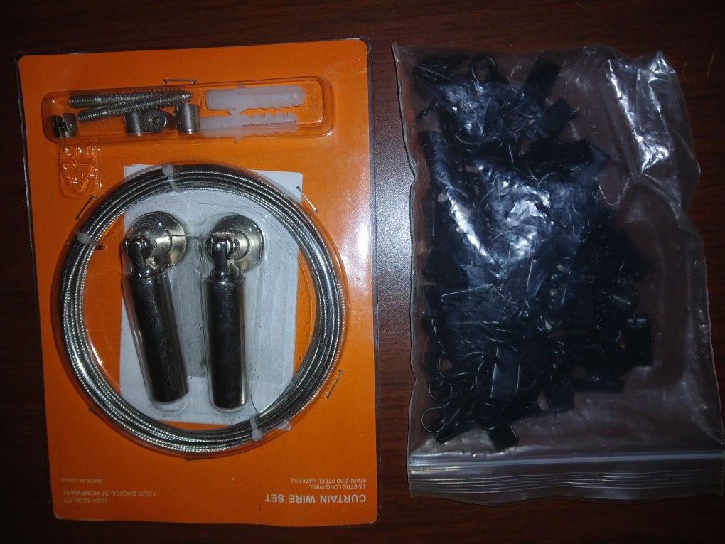 Privacy Curtain Wire Set *BRAND NEW*