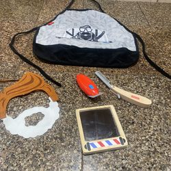 Fisher-Price style and shave barber set