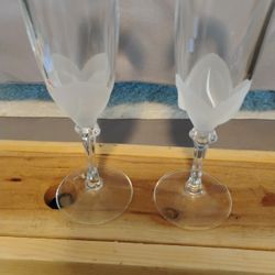 New Champagne Crystal Goblets