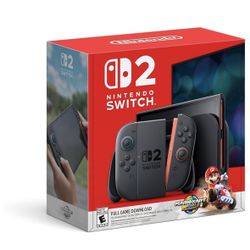 Nintendo Switch 2 With Mario Kart World 