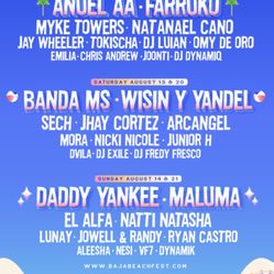 Baja Beach Week 1(3 Tickets )