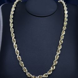 14K ROPE CHAIN