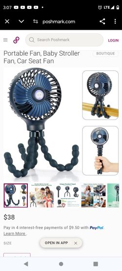 Portable Rechargeable Fan