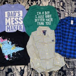 LIKE NEW 3T Boys Long Sleeve Shirts (see description)