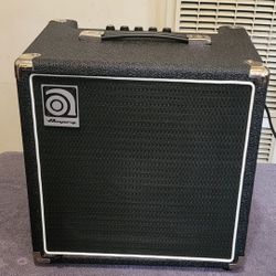 AMPEG BA-108 COMBO BASS AMPLIFIER 25 WATTS 1X8 SPEAKER IN BLACK COLOR. 