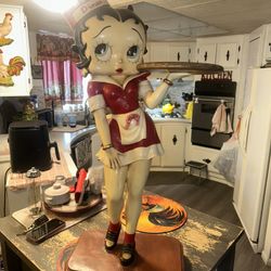 3ft Vintage Betty Boop Diner Statue 