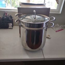 Olla de 18 qt.dr acero inoxidable Tri_ply Princess 