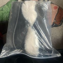 Cozy Fur-Lined Slippers – Black – EU 42 (No Box)