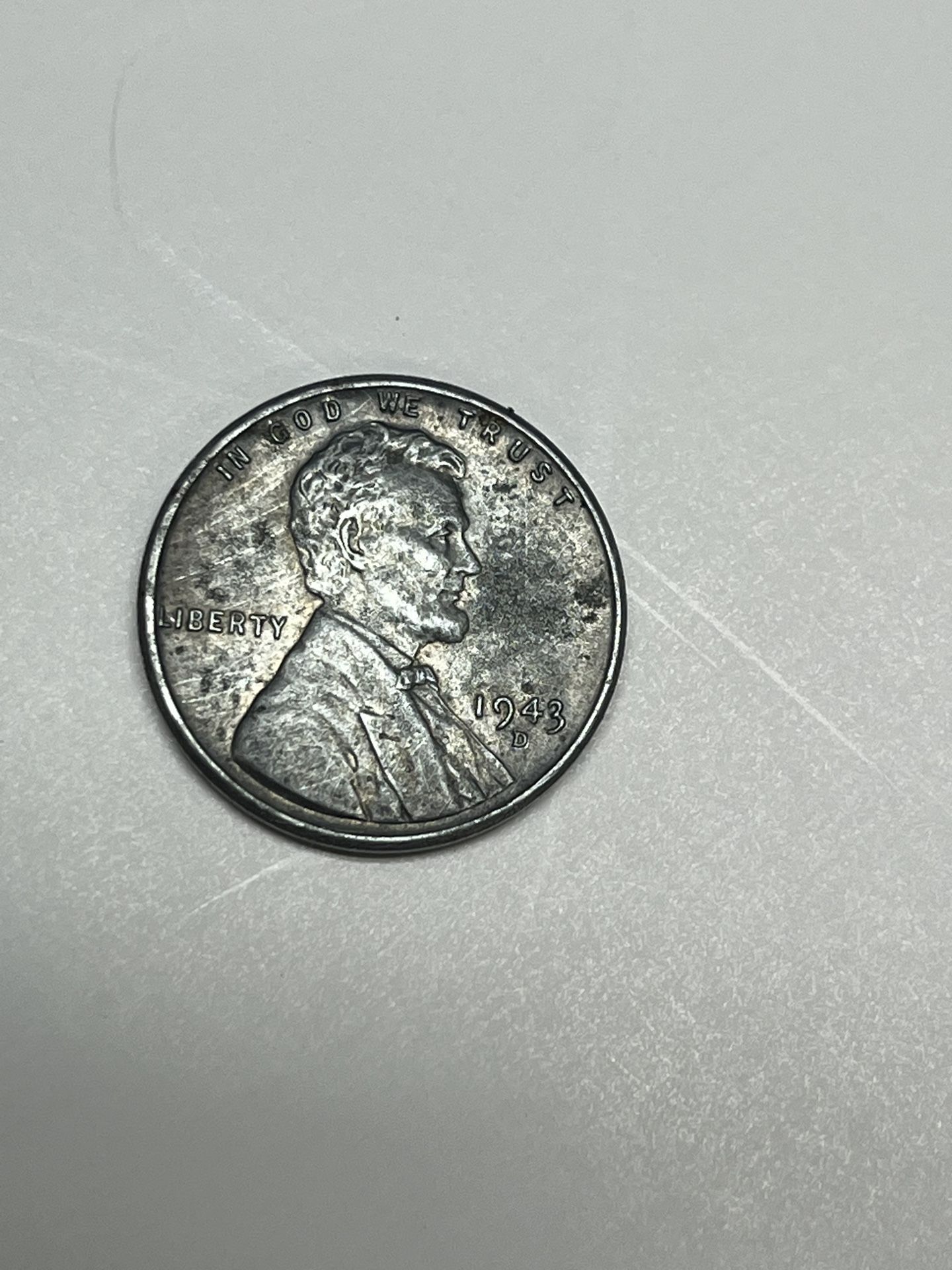 1943 D Steel Penny 