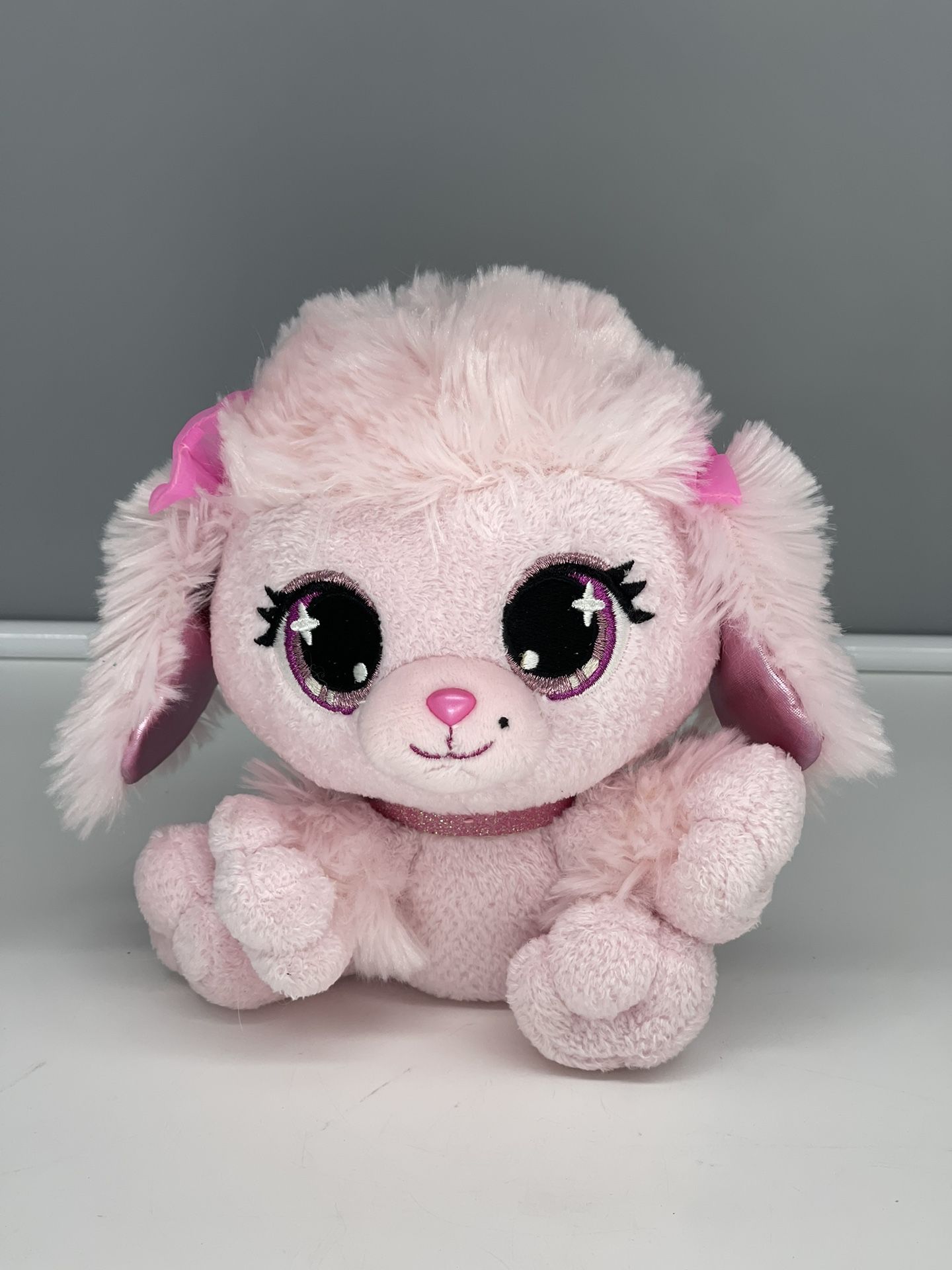 Gund P.Lushes Pets Pinkie Monroe Plush Pink Puppy Dog Stuffed Animal Toy 6"