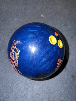 Track Tundra Fire Bowling Ball