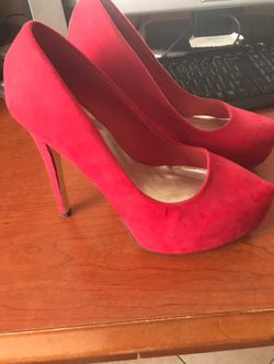 Red heels size 6