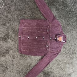 Levi Strauss & Co Red Jean Jacket 