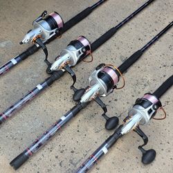 4 Quantum Reliance Reels/New Lines/New Penn Rod