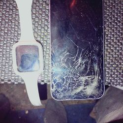 Locked Apple 5 Watch With iPhone 12 For Parts 