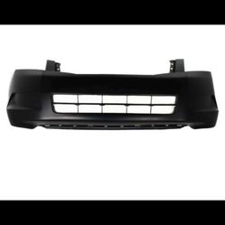 Compatible with Front Bumper Cover 2008-2010 Honda Accord Sedan EX-L EX LX LX-P Sedan 08-10. New, Primed and Ready for Paint. with Fog Light Holes.