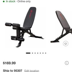 Marcy Deluxe Utility Weight Bench