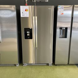 Whirlpool Stainless Steel Side By Side Refrigerator‼️