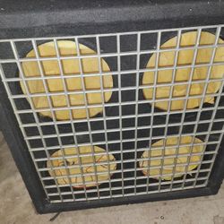 Empty Carvin 4x12 Custom Guitar Cabinet