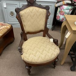 Antique Victorian Accent Parlor Chair