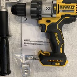 Brand New Dewalt 20v Xr Brushless 3-Speed Hammer Drill Power Detect Tool Only $100 Firm On Price 
