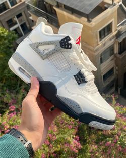 Jordan 4 Retro White Cement