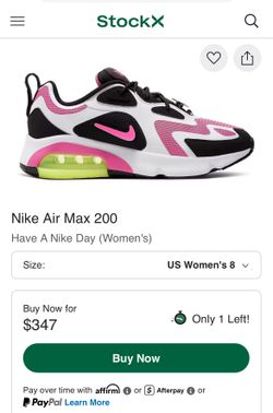 Nike Air max 200 Pink Black