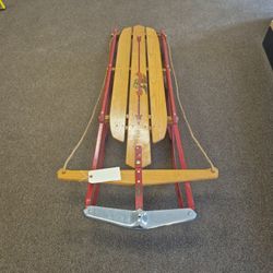 Vintage Flexible Flyer Super Steering Sled 60J