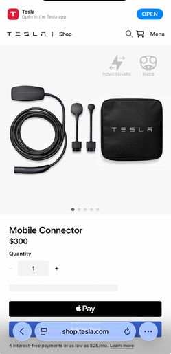 Tesla charger