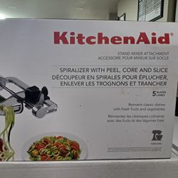 KitchenAid Spiralizer, Peel, Core, and Slice Attachment