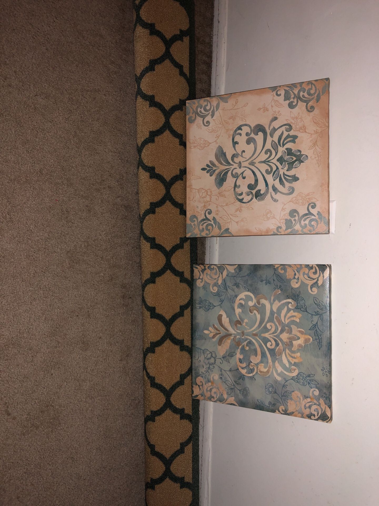 Rug 8X10 and frames
