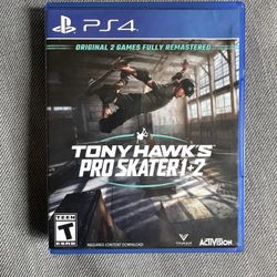 Tony Hawk PS4 Video Game