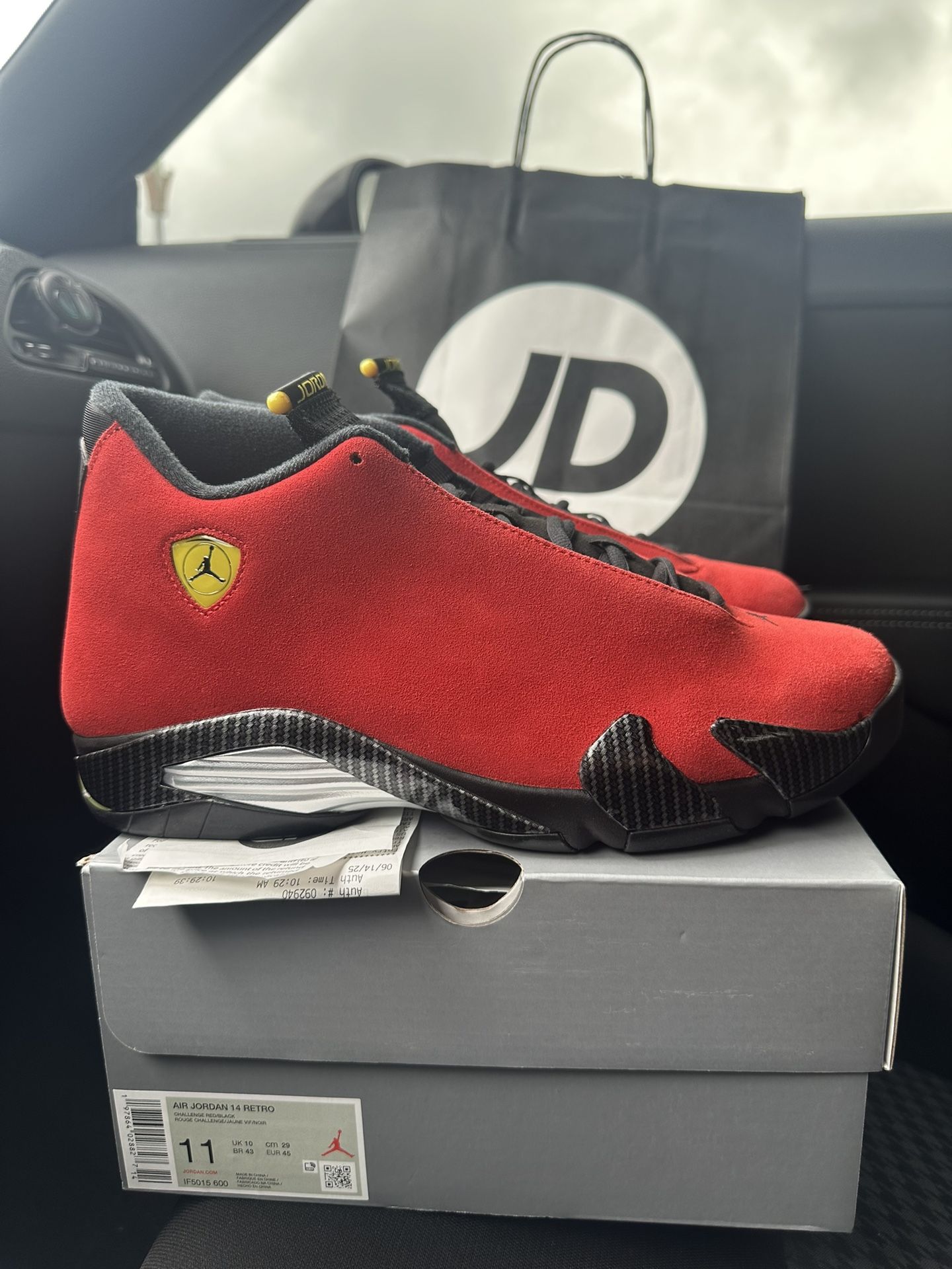 Jordan 14 “Ferrari” - Size 11