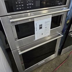 30" KITCHENAID MICROWAVE OVEN COMBO STAINLESS STEEL 