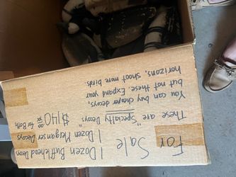 Dozen of Bufflehead decoys