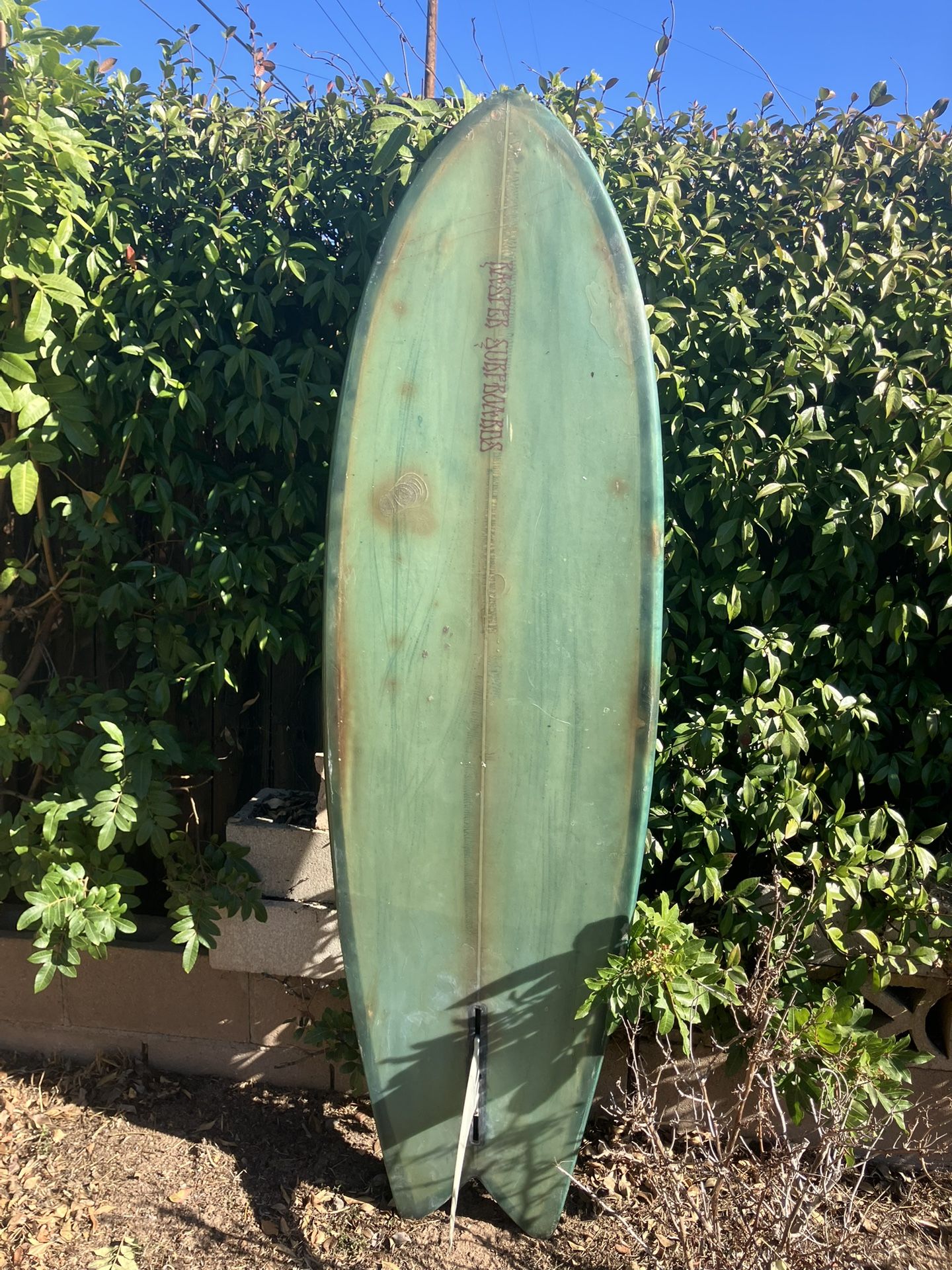 6’4 Single Fin Fish Surfboard