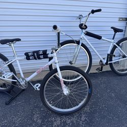 2x BMX Bikes - Fit 29” & Hutch 24”