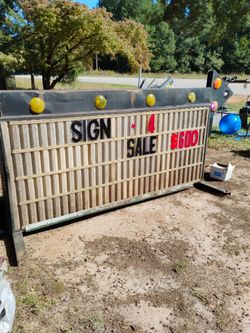 Sign for Sale