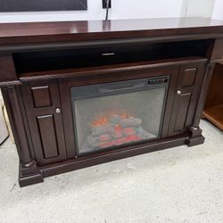 Electric Fireplace With Heat And Remote 