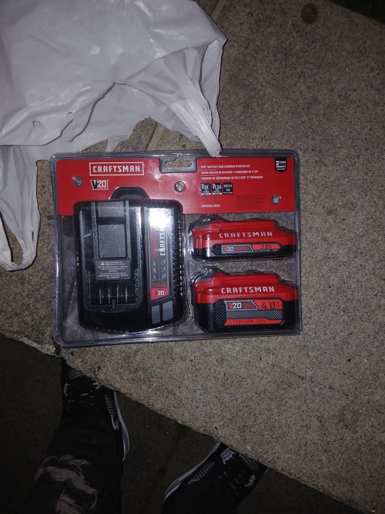 Craftsman Battery Charger Combo