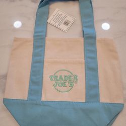 New Trader Joe's Limited Mini Tote-pastel colors