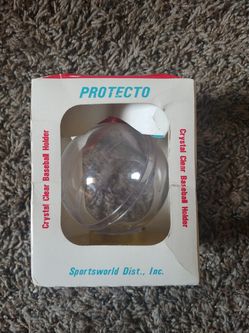 Protecto crystal clear baseball holder