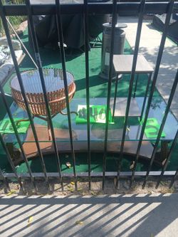 Round Glass Top Coffee Table with Wood Base
