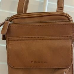 Leather Fossil Bag