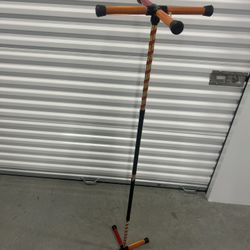 Reflective Dragon Staff "The Red Dragon" - HoopY FrooD - Beginners/Advanced - Practice and Performance - Glow