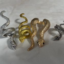 Assorted Snake Rings