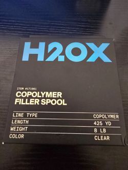 H2OX Copolymer Filler Spool Fishing Line