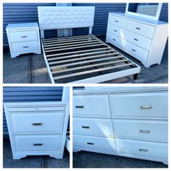 White Queen Bedroom Furniture Dresser Set