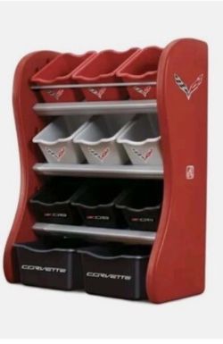 Kids bed and toy organizer