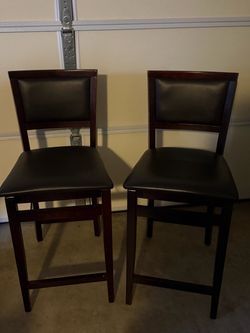 Set of 2 Foldable Bar Stools